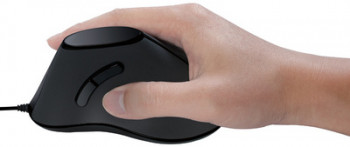 LogiLink Optical Mouse Ergonomisch ID0158 (schwarz)