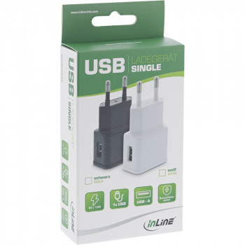 InLine USB Netzteil (schwarz)